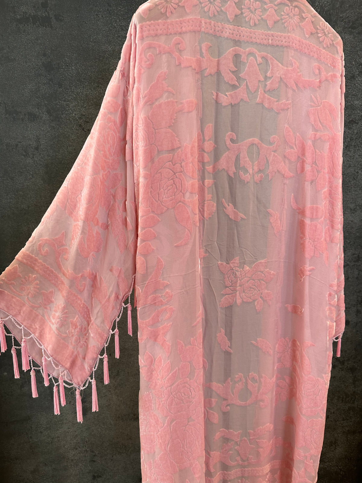 Pink Flower Long Jacket
