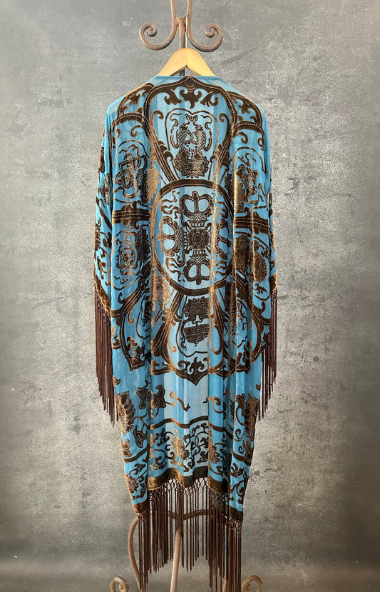 Blue Turquoise Medallion Jacket