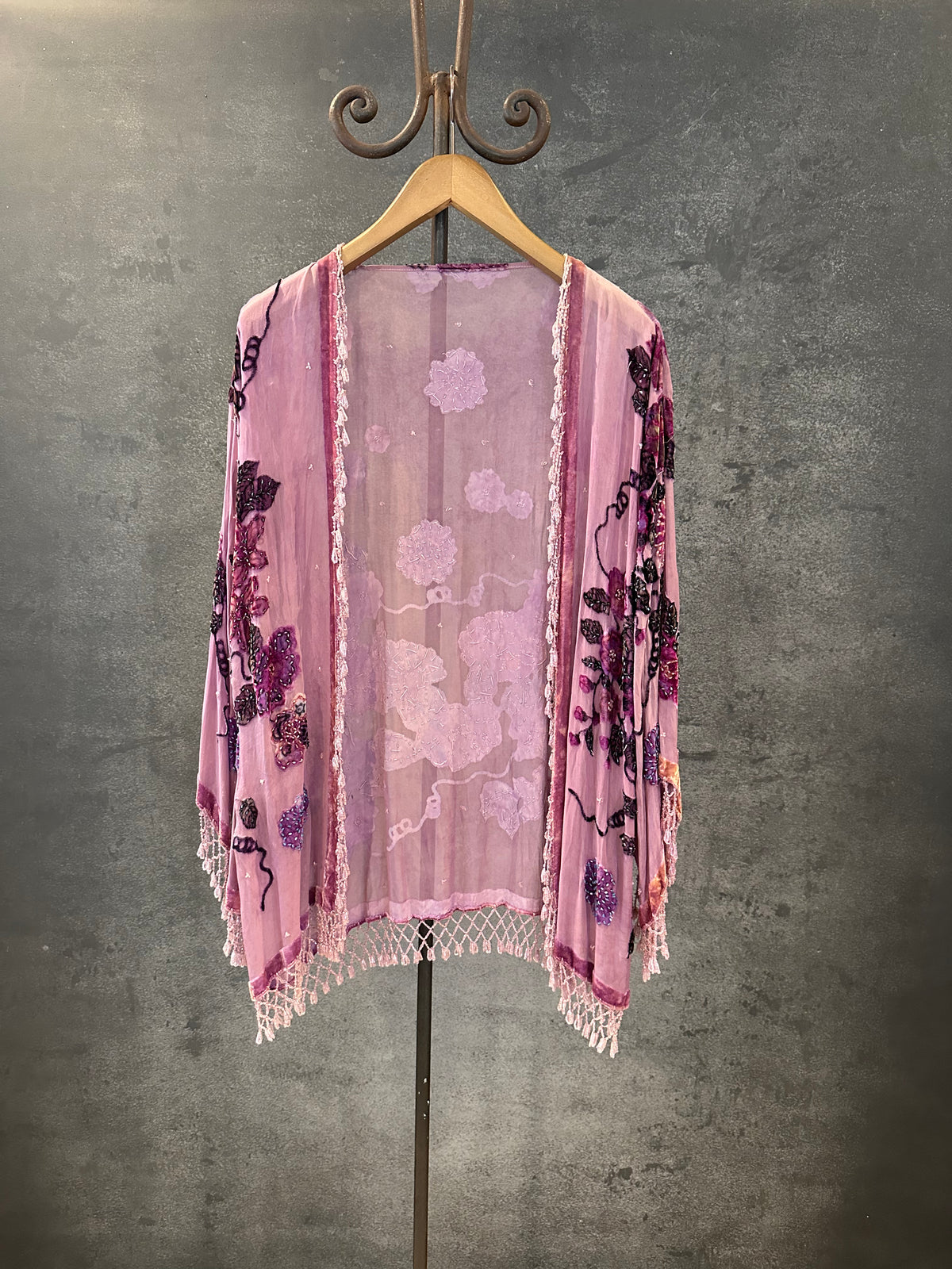 Vintage Short Jacket "Lavender Ivy"