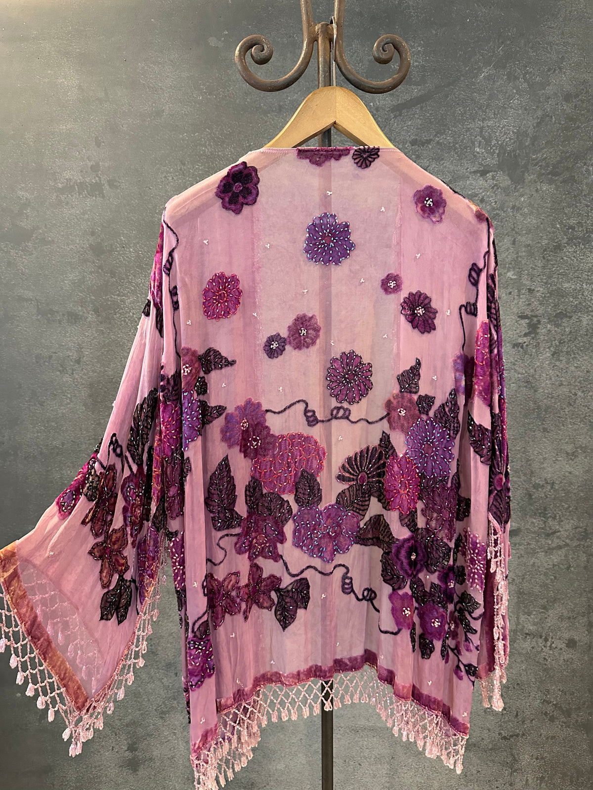 Vintage Short Jacket "Lavender Ivy"