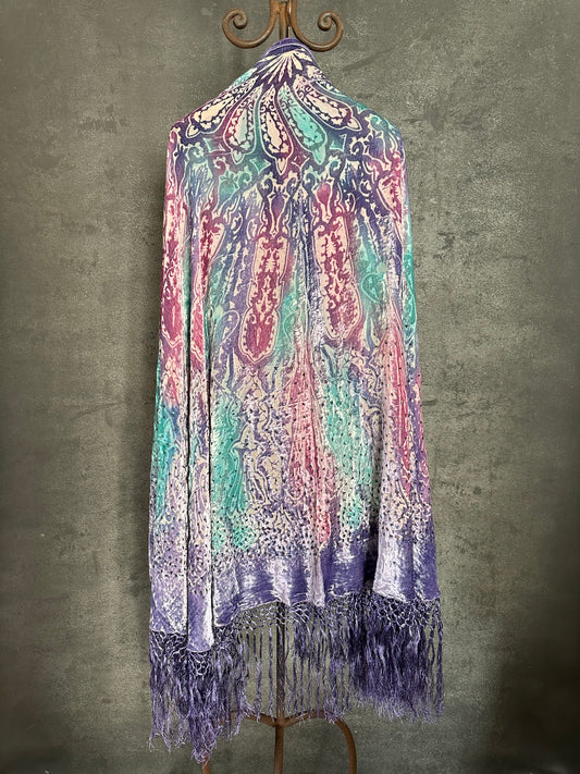 Vintage Pastel Half Moon Jacket