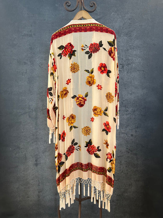 Vintage English Garden Long Jacket