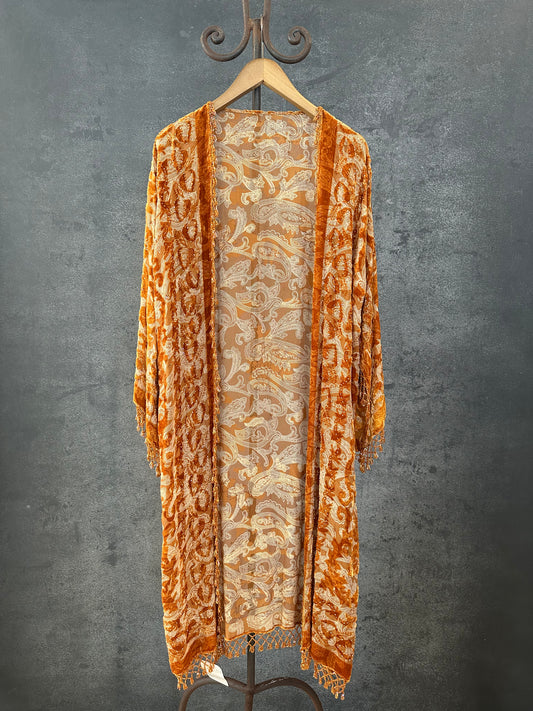Rust Flower Jacket