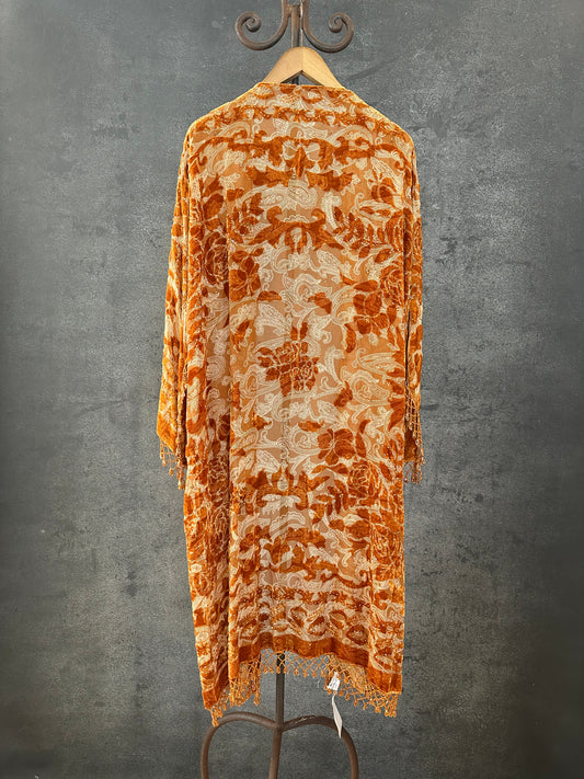 Rust Flower Jacket